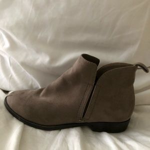 Brown Tan Booties Boots Suede shoes